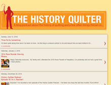 Tablet Screenshot of historyquilter.com
